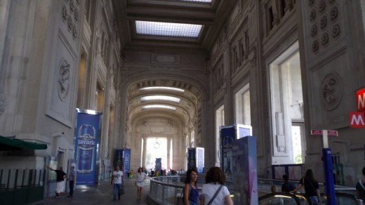 Milano Central Station, heading for Venezia